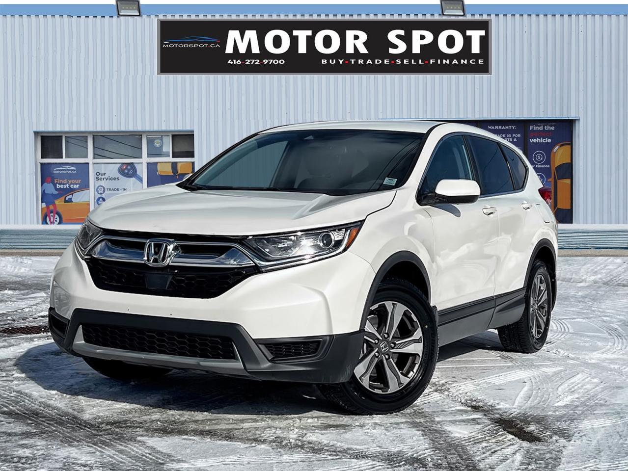 <div><font color=#242424><span>2018 Honda CR-V LX AWD In Great Condition! Very Well Maintained! Push Button Start! Rear View Camera With Parking Sensors! Heated Seats! Dual Climate Control! And Much More!  </span></font></div><br /><div><span>Welcome to Motor Spot! Conveniently located at 1933 Kennedy Rd, Scarborough, ON M1P 2L9, were dedicated to providing you with a seamless car-buying experience. Heres what sets us apart:</span></div><div><font color=#242424><span>**Certification:** Ensure your peace of mind with our comprehensive certification process. Each pre-owned vehicle undergoes a rigorous safety inspection, exceeding industry standards. Our service includes an oil change and professional detailing before delivery. Vehicles are not drivable, if not certified and not e-tested, a certification package is available for $699. We also welcome trade-ins, and taxes and licensing are additional.</span></font></div><div><font color=#242424 face=Segoe UI, Segoe UI Web (West European), Segoe UI, -apple-system, BlinkMacSystemFont, Roboto, Helvetica Neue, sans-serif><span><br /></span></font></div><div><font color=#242424 face=Segoe UI, Segoe UI Web (West European), Segoe UI, -apple-system, BlinkMacSystemFont, Roboto, Helvetica Neue, sans-serif><span>**Financing:** No matter your credit history, our finance and credit experts are here to help. Whether youre dealing with no credit, bankruptcy, consumer proposal, or collections, we specialize in securing approvals and starting your journey to rebuilding credit. Financing deals are subject to an Admin fee, and we offer on-the-spot financing with instant approvals.</span></font></div><div><font color=#242424 face=Segoe UI, Segoe UI Web (West European), Segoe UI, -apple-system, BlinkMacSystemFont, Roboto, Helvetica Neue, sans-serif><span><br /></span></font></div><div><font color=#242424 face=Segoe UI, Segoe UI Web (West European), Segoe UI, -apple-system, BlinkMacSystemFont, Roboto, Helvetica Neue, sans-serif><span>**Warranty:** Rest assured knowing your vehicle is eligible for an extended warranty. We offer various terms and coverages to suit your needs. Our team is ready to assist you in selecting the right warranty option.</span></font></div><div><font color=#242424 face=Segoe UI, Segoe UI Web (West European), Segoe UI, -apple-system, BlinkMacSystemFont, Roboto, Helvetica Neue, sans-serif><span><br /></span></font></div><div><font color=#242424 face=Segoe UI, Segoe UI Web (West European), Segoe UI, -apple-system, BlinkMacSystemFont, Roboto, Helvetica Neue, sans-serif><span>**Pricing:** At Motor Spot, we believe in fair and transparent pricing. Say goodbye to negotiationswe constantly monitor the market and adjust our prices below the market average to provide you with the best value. Enjoy a hassle-free buying experience with us and avoid paying more elsewhere.</span></font></div><div><font color=#242424 face=Segoe UI, Segoe UI Web (West European), Segoe UI, -apple-system, BlinkMacSystemFont, Roboto, Helvetica Neue, sans-serif><span><br /></span></font></div><div><font color=#242424 face=Segoe UI, Segoe UI Web (West European), Segoe UI, -apple-system, BlinkMacSystemFont, Roboto, Helvetica Neue, sans-serif><span>Visit us today or contact our team for more information. Your satisfaction is our priority at Motor Spot!</span></font></div>