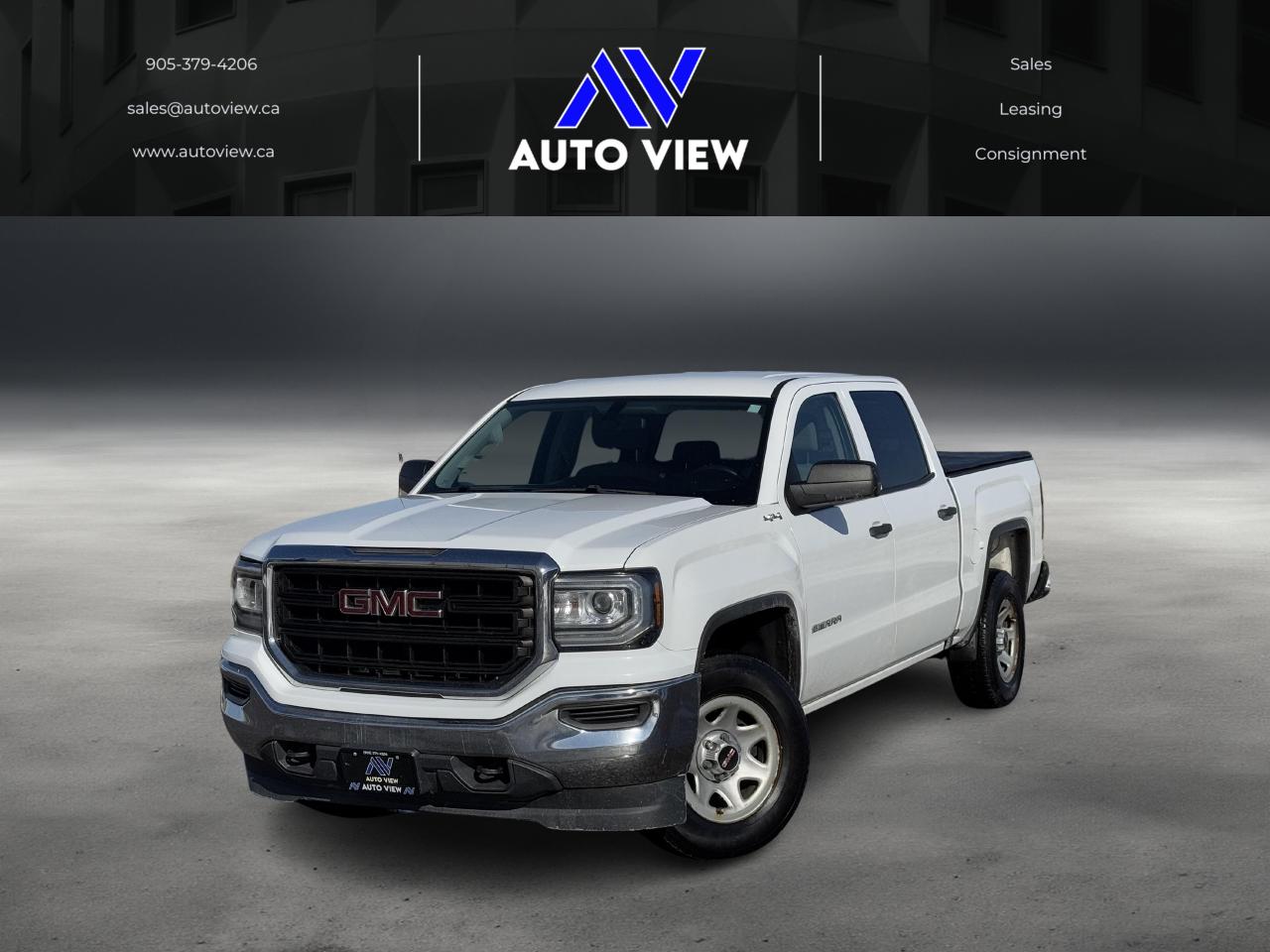 <p style=line-height: 1;>JUST LANDED!!</p><p style=line-height: 1;>2018 GMC Sierra 1500 WT!!</p><p style=line-height: 1;>**WELL SERVICED**</p><p style=line-height: 1;>5.3L V8 MOTOR, AUTOMATIC TRANSMISSION, 4X4, BLUETOOTH, BACKUP CAMERA, CREW CAB, POWER WINDOWS AND LOCKS, TRAILER BRAKE CONTROL, TOW MODE, BED LINER/COVER AND MUCH MORE!!</p><p style=line-height: 1;>**TRUCK BEING SOLD CERTIFIED**</p><p style=line-height: 1;> </p><p style=line-height: 1;><em>FINANCING AND LEASING AVAILABLE ON ALL VEHICLES. </em></p><p style=line-height: 1;><em>ALL CERTIFIED VEHICLES COME WITH A 3 MONTH WARRANTY.</em></p><p style=line-height: 1;><em>EXTENDED WARRANTY OPTIONS AVAILABLE.</em></p><p style=line-height: 1;><em>All vehicles come with a required $10 OMVIC FEE- as well as a $499 Administration fee.</em></p><p style=line-height: 1;><em>All certified vehicles come with a 36 day safety warranty. </em></p><p style=line-height: 1;><em>*All prices are plus HST & Licensing*</em></p><p style=line-height: 1;><em>Auto View is located at 590 South Service Road Stoney Creek, only minutes off the QEW Exit 83 Fruitland Road!</em></p><p style=line-height: 1;><em>Contact us VIA email, call, or text!</em></p><p style=line-height: 1;><em>sales@autoview.ca</em></p><p style=line-height: 1;><em>905-379-4206</em></p>