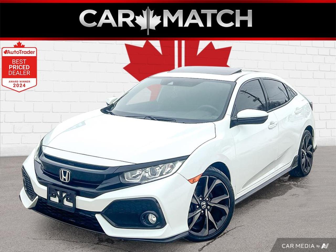 Used 2018 Honda Civic SPORT / HONDA SENSING / ROOF / HATCHBACK for sale in Cambridge, ON