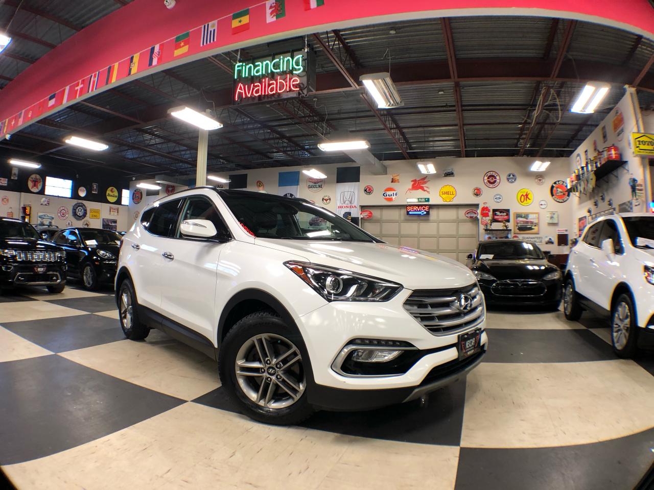 Used 2018 Hyundai Santa Fe Sport LUXURY AWD LEATHER PAN/ROOF NAVI B/SPOT CAMERA for sale in North York, ON