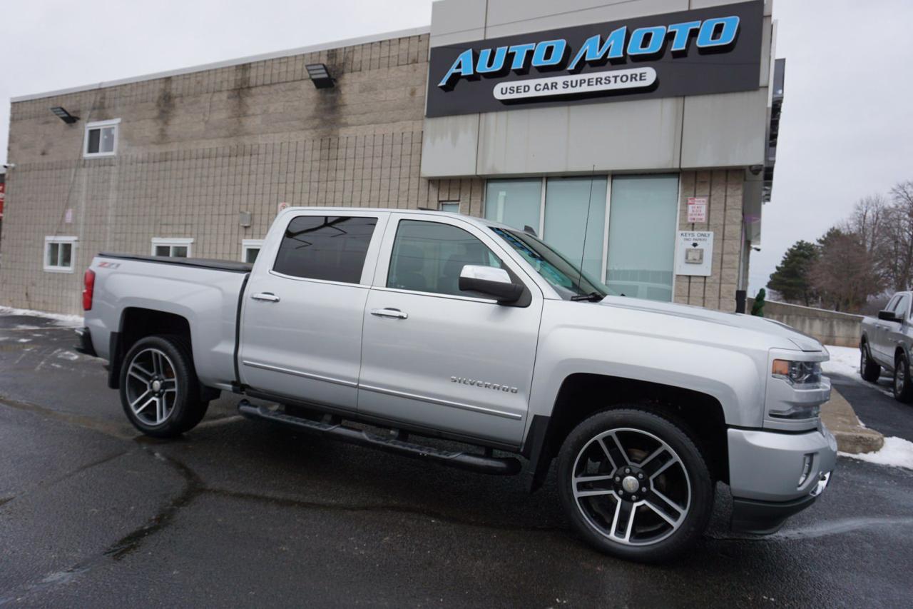 Used 2016 Chevrolet Silverado 1500 5.3L V8 LTZ-Z71 PKG CREW 4WD CERTIFIED *ACCIDENT FREE* CAMERA NAV BLUETOOTH LEATHER HEATED SEATS SUNROOF CRUISE ALLOYS for sale in Burlington, ON