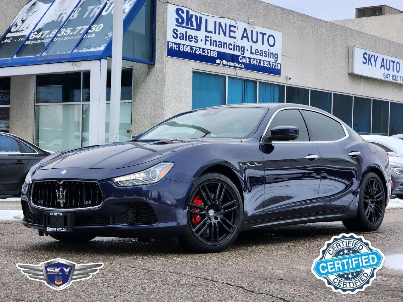 Used 2017 Maserati Ghibli S Q4 | NO ACCIDENTS | SUNROOF | REMOTE STARTER | NAVIGATION for sale in Concord, ON