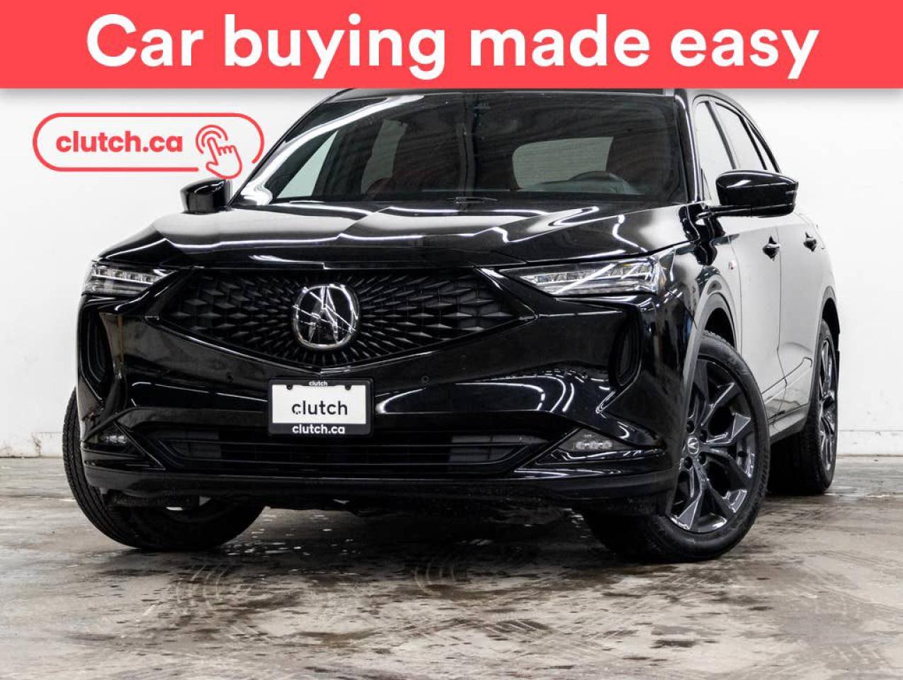 Used 2024 Acura MDX A-Spec SH-AWD w/ Apple CarPlay & Android Auto, Tri Zone A/C, Panoramic Sunroof for sale in Toronto, ON