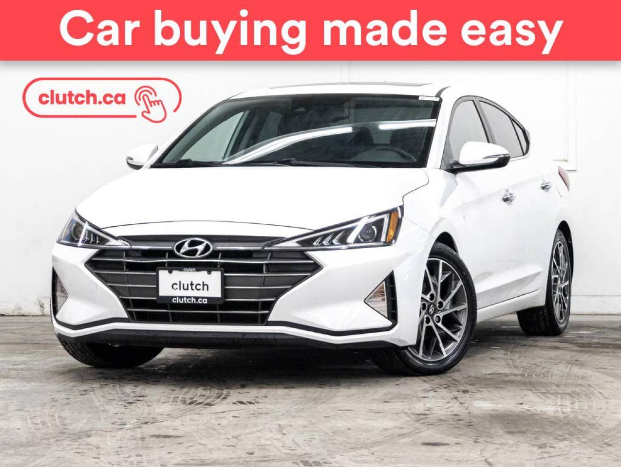 Used 2020 Hyundai Elantra Luxury w/ Apple CarPlay & Android Auto, Power Moonroof, Rearview Cam for sale in Toronto, ON