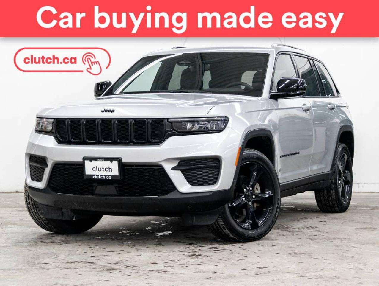 NO ACCIDENTS / CLEAN CARFAX / 1 OWNER / Dual Zone A/C    , Lane Assist    , Wireless Charging Pad     and more!<br> <br>Clutch is the largest online used car retailer in Canada, delivering a seamless, hassle-free car-buying experience to drivers everywhere. Shop hundreds of used cars online, get the right one delivered to your door, and enjoy peace of mind with our optional 10-Day Money-Back Guarantee. How sweet is that? To learn more, visit clutch.ca.<br> <br>The top features for this 2023 Jeep Grand Cherokee include:<br> <br>Heated Steering Wheel<br>Dual Zone A/C<br>Lane Assist<br>Wireless Charging Pad<br>Power & Heated Side Mirrors<br>Sports Mode<br>Touchscreen Display<br>Auto Start/Stop<br>Rearview Camera<br>Heated Front Seats<br>Parking Aid<br>USB Port<br>Apple CarPlay & Android Auto<br>Push Button Start<br>Auto Headlights<br>Power Driver Seat<br>Rear Vents<br>Keyless Entry<br>Adaptive Cruise Control<br>Electronic Parking Brake<br>Bluetooth<br>Power Moonroof<br>Paddle Shifters<br>SOS Call Support<br>Remote Engine Start<br>Power Liftgate<br>Hill Assist<br> <br>Seamless home delivery - Delivery to your door in a matter of days. Available on select packages.<br> <br>Try it out for 10 days - If you do not like it, we will take it back. Available on select packages. <br> <br>Quality assured - All cars go through our rigorous 210-point inspection and reconditioning process.<br> <br>Peace of mind - Optional 3-month Standard Warranty, with additional warranty options available.<br> <br>Haggle-free - No haggling or hard sells.<br> <br>100% Transparency - Full inspection reports on every car, including high-res photography and a free Carfax report.<br> <br>Listed price is for cash purchase only and does not include taxes, Shipping Fees (if applicable), Delivery Fees (if applicable), government licensing fees. 10-day Money Back Guarantee, 3-month Standard Warranty, and home delivery are available with select packages.<br> <br>Previous Provincial Registrations:<br>Ontario<br> <br>Stock # 44174
