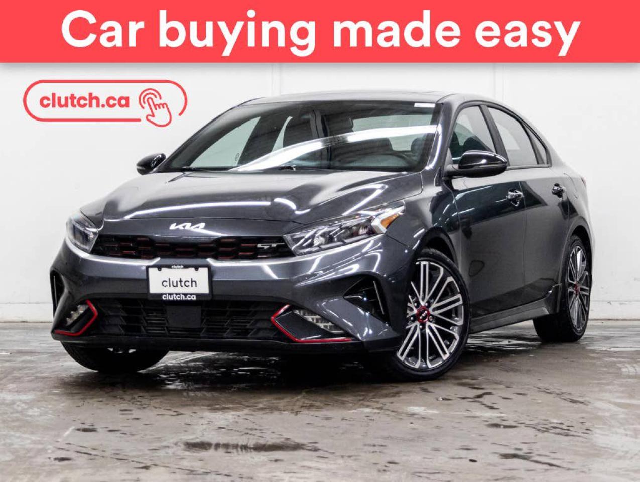 Used 2022 Kia Forte GT Limited w/ Apple CarPlay & Android Auto, Power Moonroof, Nav for sale in Toronto, ON