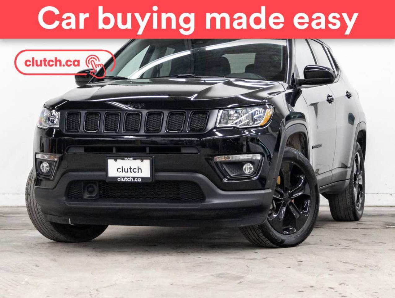 Used 2021 Jeep Compass Altitude 4x4 w/ Apple CarPlay & Android Auto, Panoramic Moonroof, Nav for sale in Toronto, ON