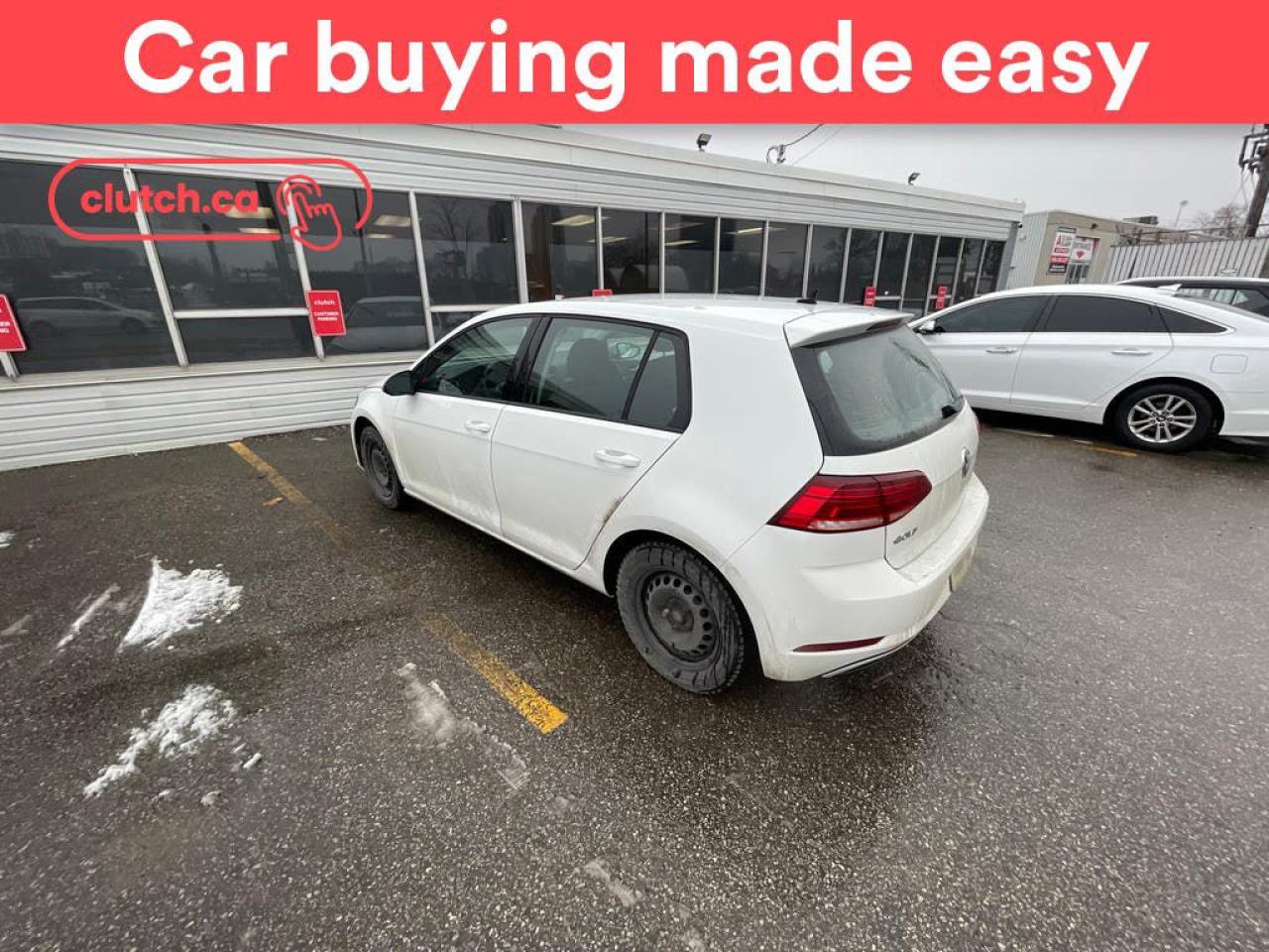 Used 2019 Volkswagen Golf Comfortline w/ Apple CarPlay & Android Auto, A/C, Rearview Cam for sale in Toronto, ON