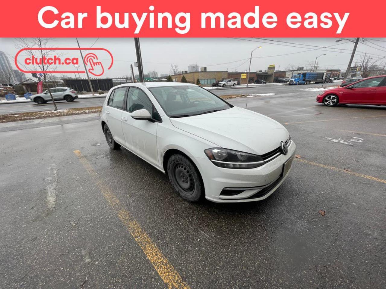 Used 2019 Volkswagen Golf Comfortline w/ Apple CarPlay & Android Auto, A/C, Rearview Cam for sale in Toronto, ON