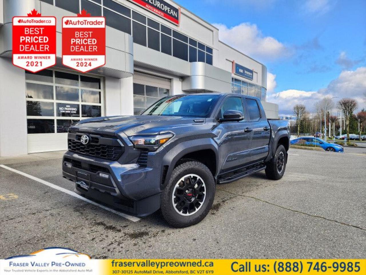 Used 2024 Toyota Tacoma TRD Off Road Premium  Loaded, Like-New, Show Room for sale in Abbotsford, BC