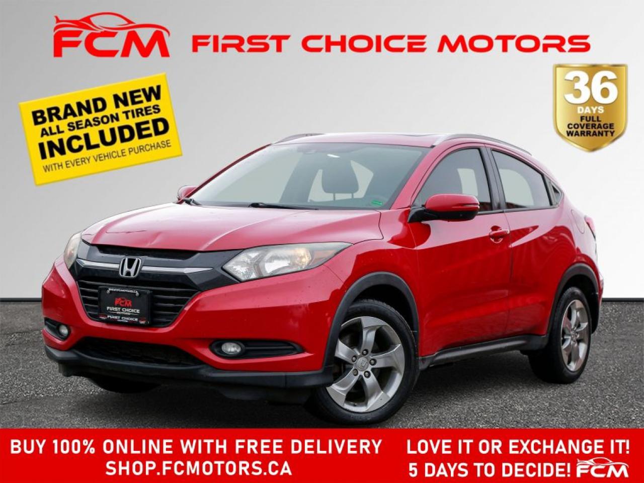 Used 2016 Honda HR-V EX-L ~AUTOMATIC, FULLY CERTIFIED WITH WARRANTY!!!! for sale in North York, ON