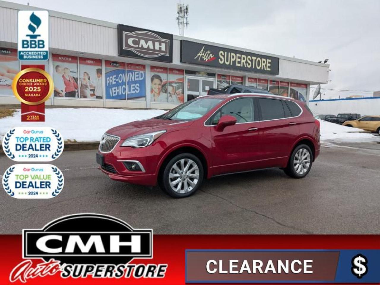 2017 Buick Envision Premium II  **LOW KMS - SUNROOF**