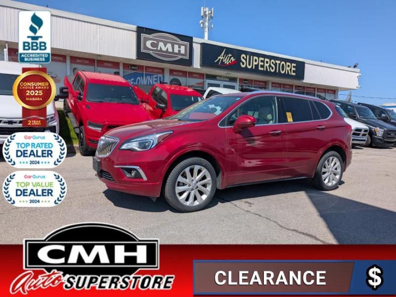 2017 Buick Envision Premium II  **LOW KMS - SUNROOF**