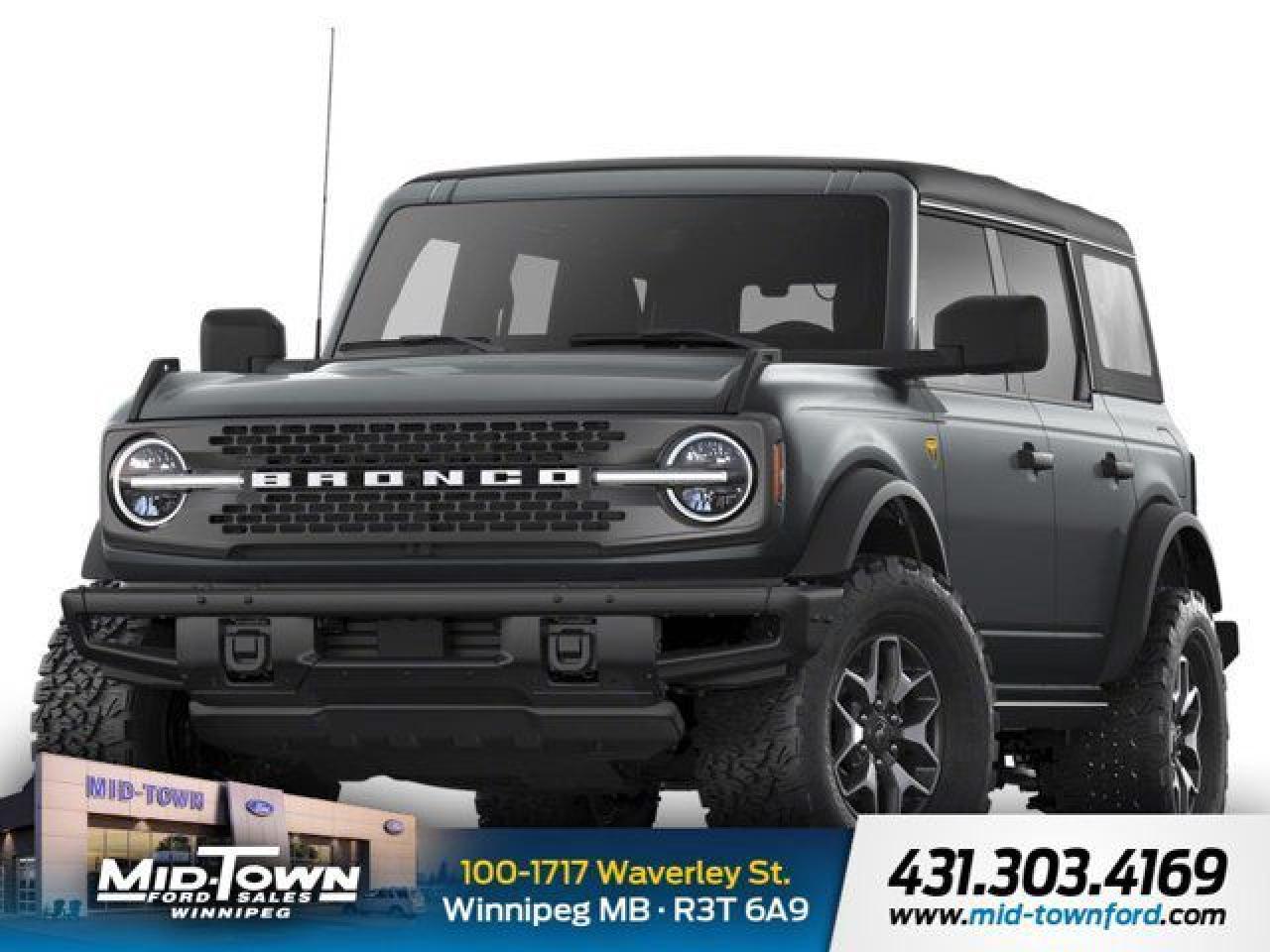 New 2024 Ford Bronco Badlands | Advancetrac | 2.7 Ecoboost for sale in Winnipeg, MB