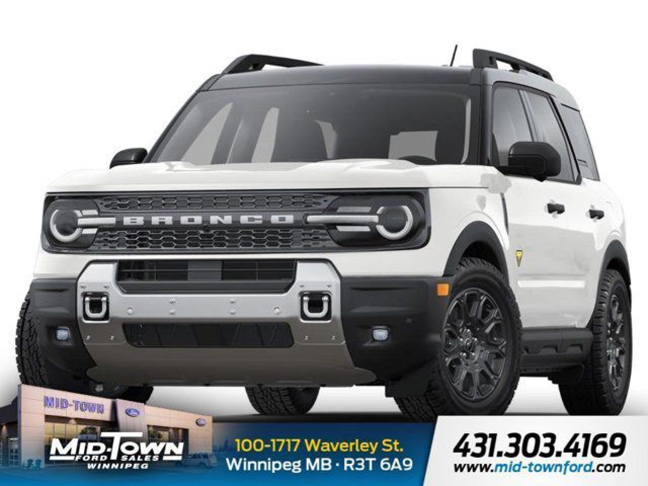 New 2025 Ford Bronco Sport Badlands | Moonroof | Molle Strap System for sale in Winnipeg, MB