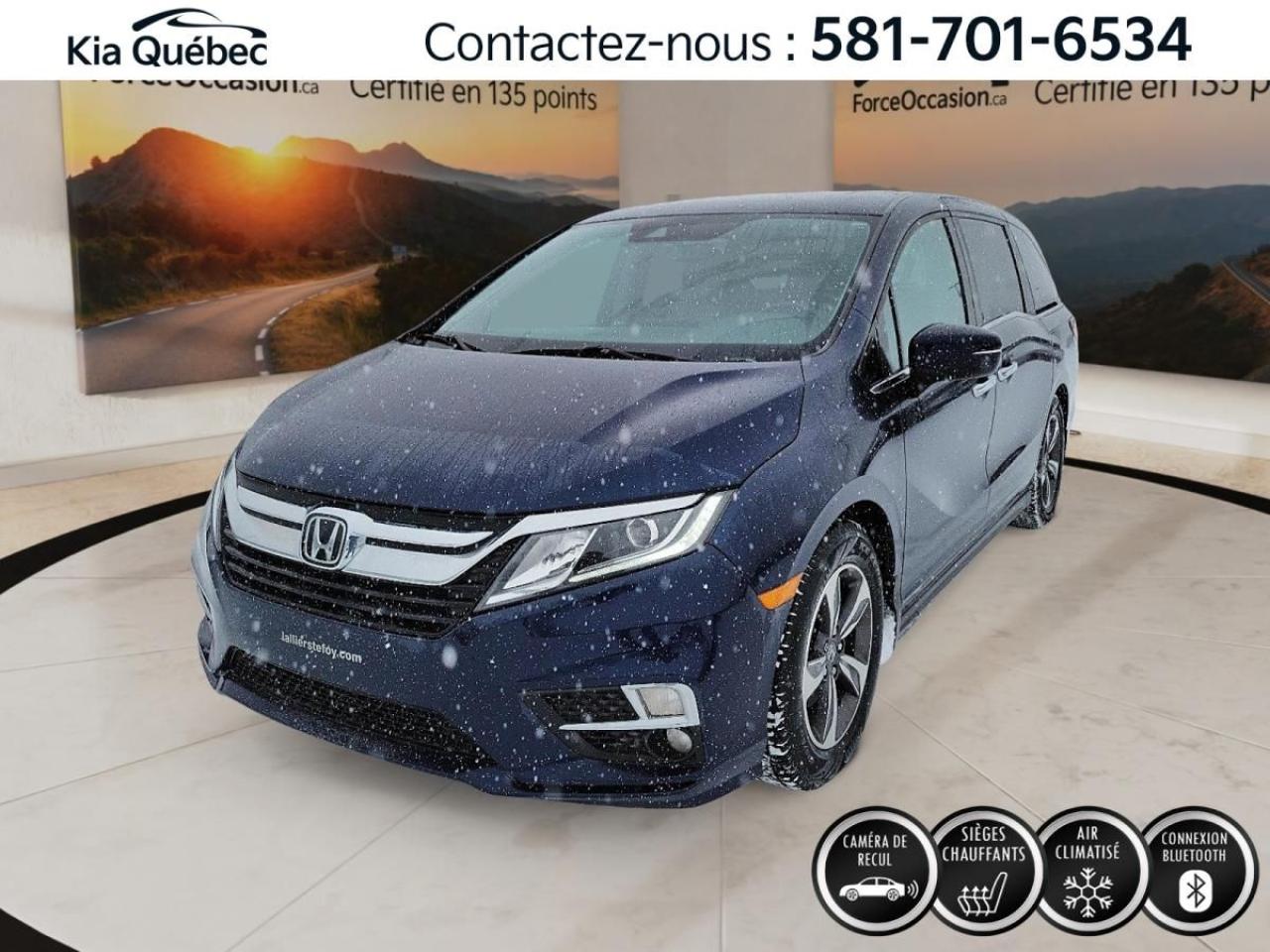 Used 2020 Honda Odyssey EX-L *CUIR *TOIT *A/C *BIZONE *VOLANT CHAUFFANT for sale in Québec, QC