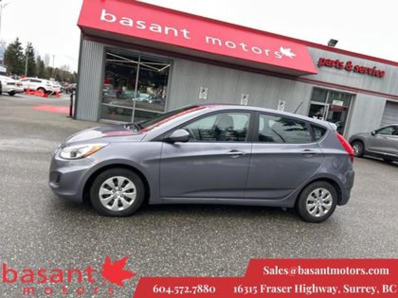 Used 2017 Hyundai Accent Fuel Efficient, Power Windows/Locks!! for sale in Surrey, BC