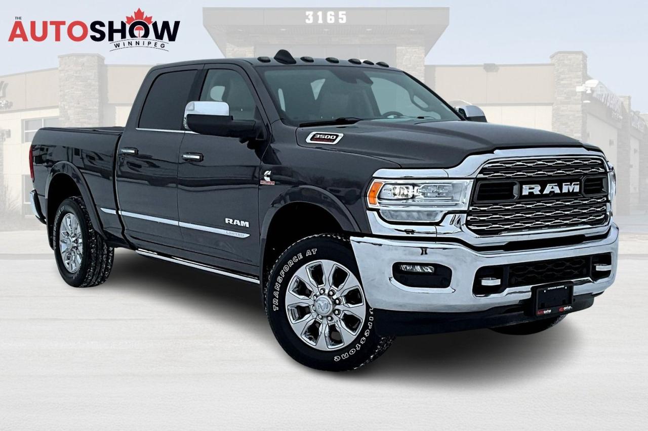 Used 2022 RAM 3500 LIMITED-APPLE CARPLAY, HTD & VNTD LTHR, RMT STRT, 360 CAM! for sale in Winnipeg, MB