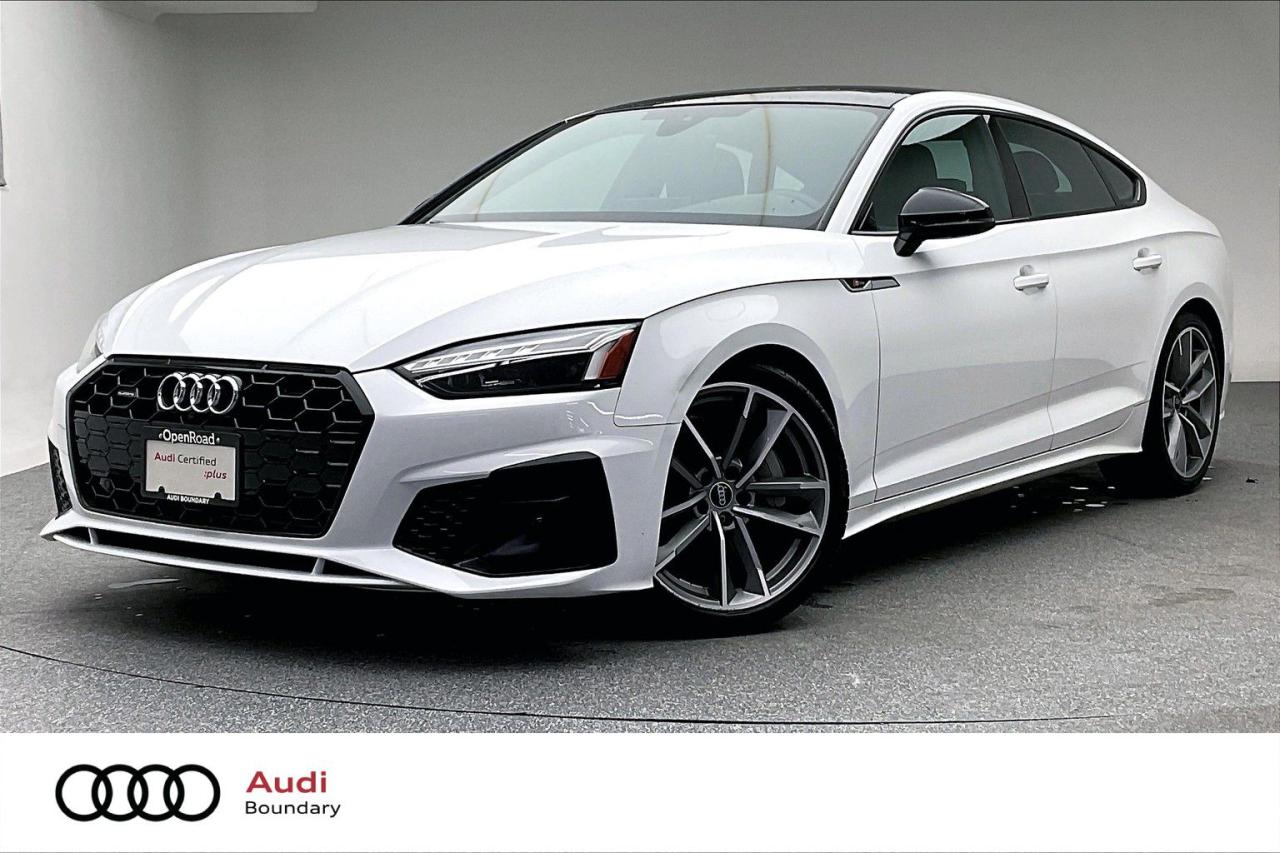 You can expect that this vehicle will feel like a brand new car with the Audi Certified :plus Program. The entails a 300 check-point service inspection, up to 5 years of factory warranty or 100,000KM from the original service date, 30-day/2000 KM exchange privilege, a FREE CarFax and 24/7 Roadside Assistance. Visit us at OpenRoad Audi Boundary and book a test drive with one of our Audi Brand Specialists! We look forward to seeing you soon!