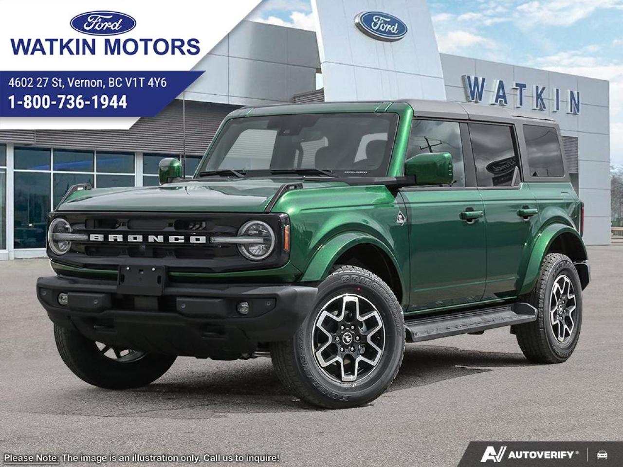 New 2025 Ford Bronco Outer Banks for sale in Vernon, BC