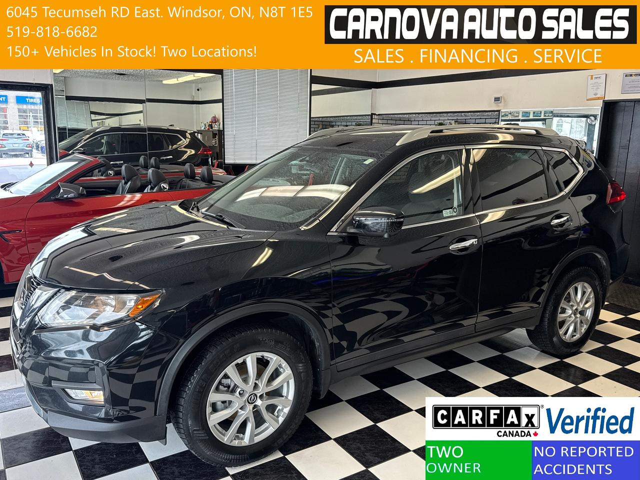 2018 Nissan Rogue SV AWD TECH+Roof+BSM+New Brakes+CLEAN CARFAX Photo
