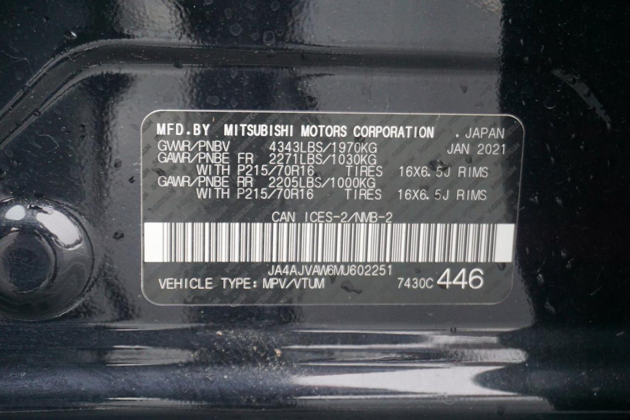 2021 Mitsubishi RVR GT 4WD CERTIFIED CAMERA BLUETOOTH HEATED SEATS CRUISE ALLOYS - Photo #34