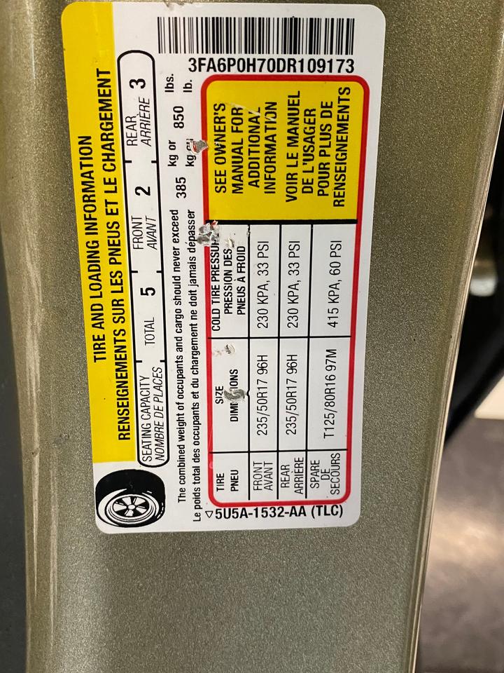 2013 Ford Fusion SE+Bluetooth+Heated Seats+A/C+Sunroof Photo