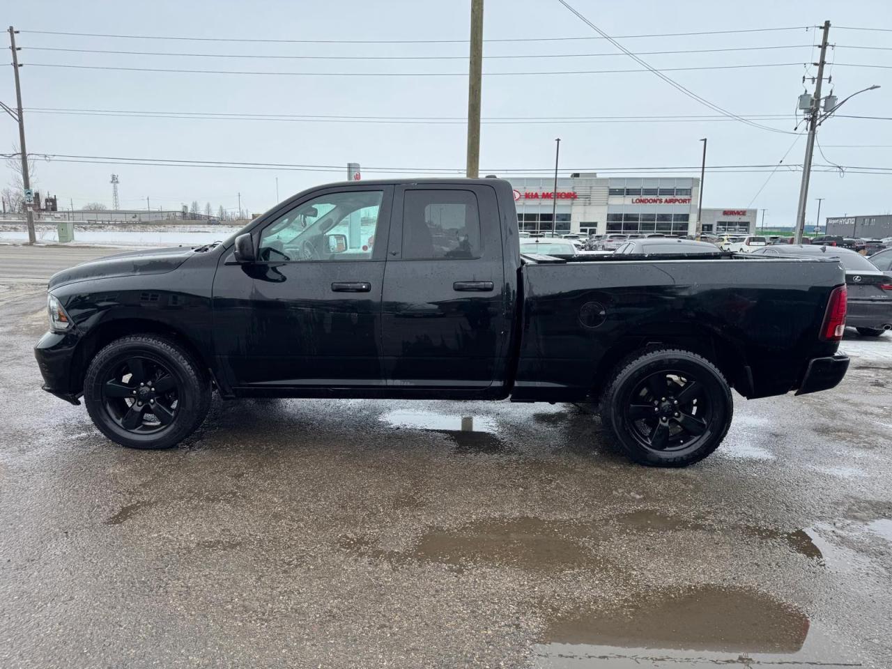 2014 RAM 1500 ST, 4X4, V6, QUAD CAB, BLACK ON BLACK, AS IS - Photo #2