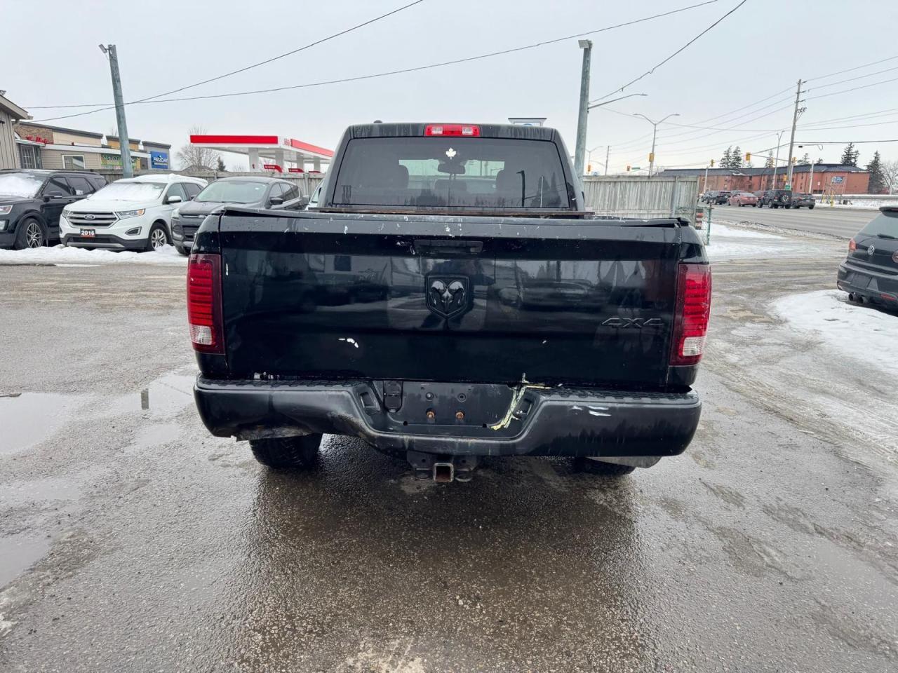 2014 RAM 1500 ST, 4X4, V6, QUAD CAB, BLACK ON BLACK, AS IS - Photo #4