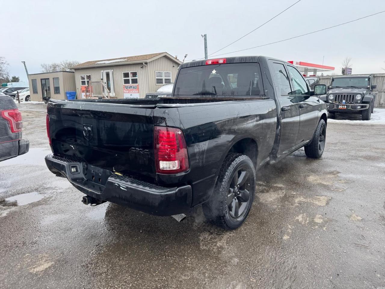 2014 RAM 1500 ST, 4X4, V6, QUAD CAB, BLACK ON BLACK, AS IS - Photo #5