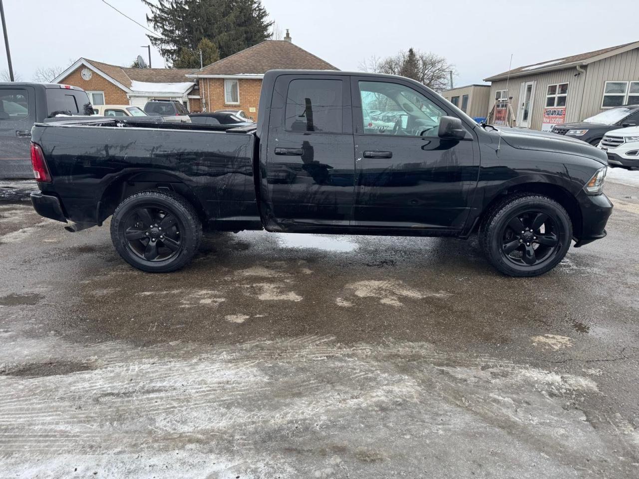 2014 RAM 1500 ST, 4X4, V6, QUAD CAB, BLACK ON BLACK, AS IS - Photo #6