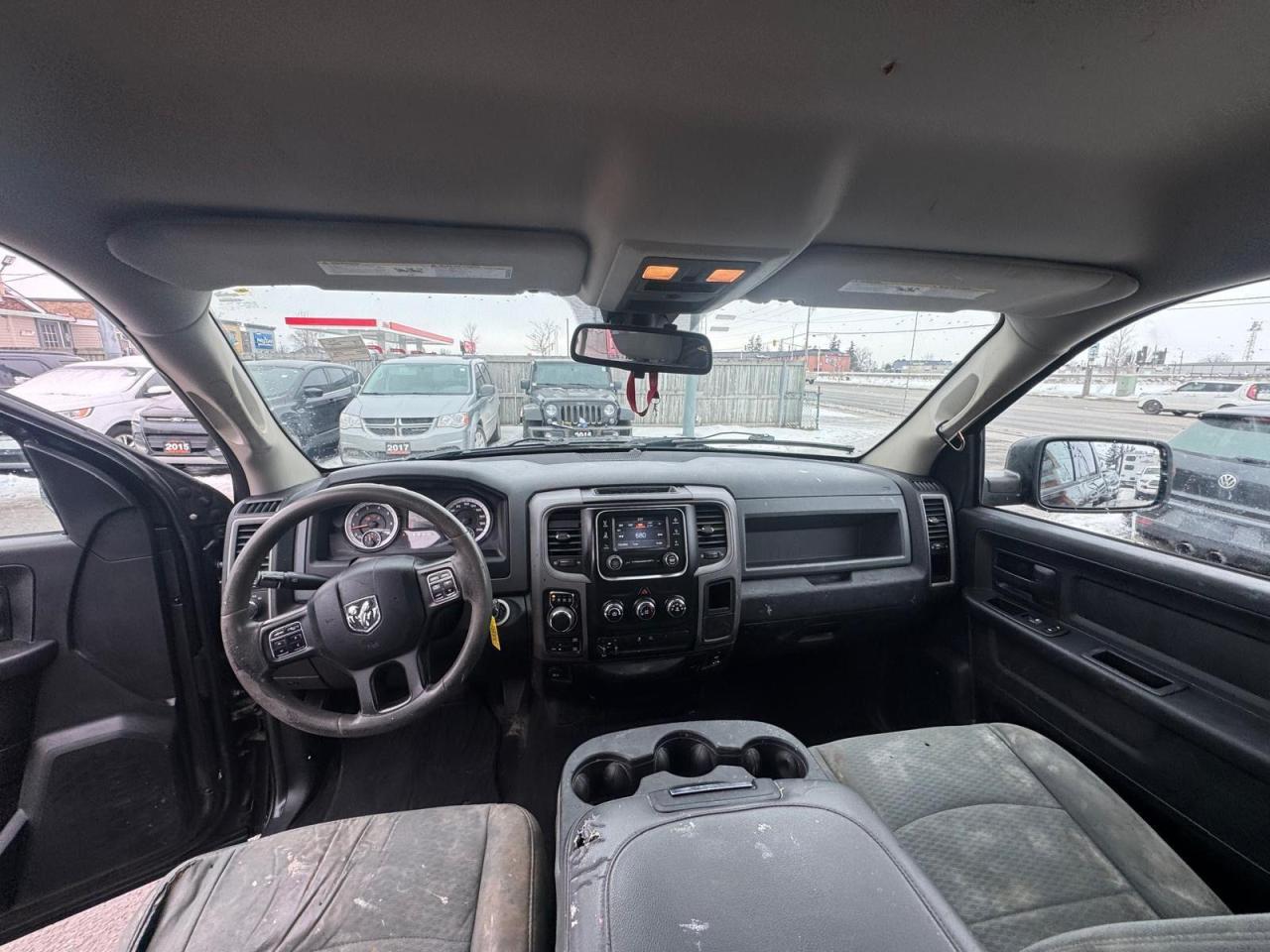 2014 RAM 1500 ST, 4X4, V6, QUAD CAB, BLACK ON BLACK, AS IS - Photo #11