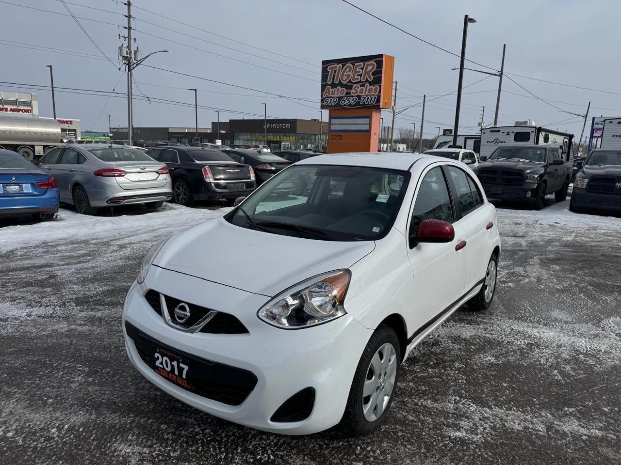 Used 2017 Nissan Micra S, AUTO, 4 CYLINDER, HATCH, ONLY 24,000KMS, CERT for sale in London, ON