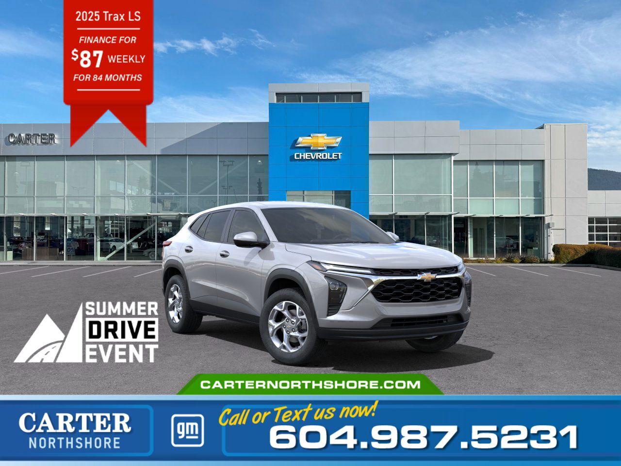 New 2025 Chevrolet Trax LS FWD | Heated Seats/Driver Assist/Alum Wheels for sale in North Vancouver, BC