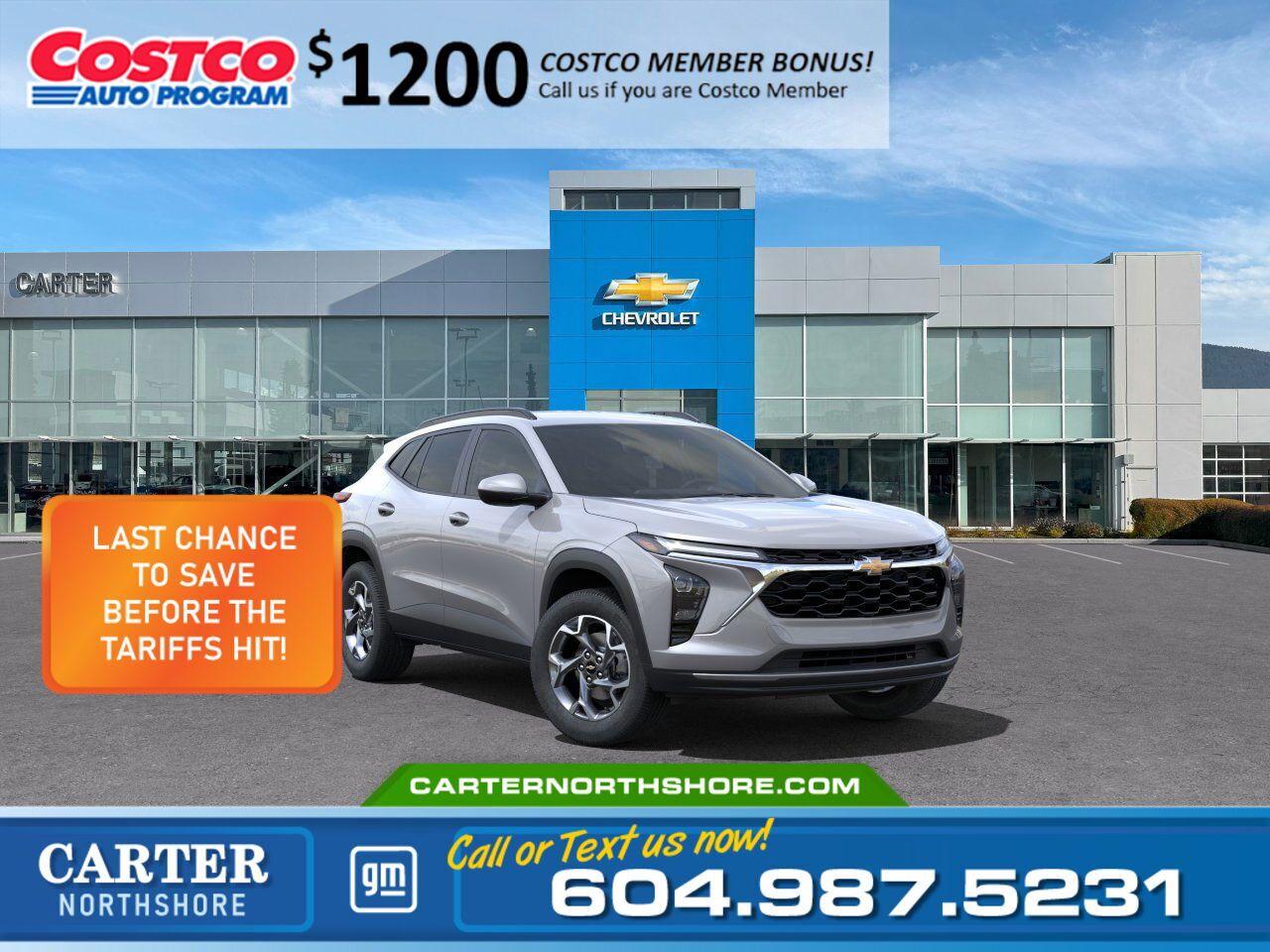 New 2025 Chevrolet Trax LT FWD | Costco Members get $1,200 Discount for sale in North Vancouver, BC