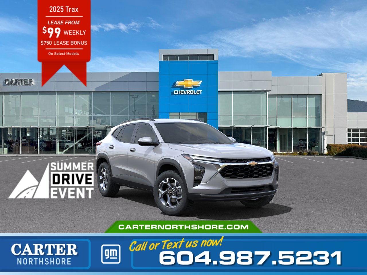New 2025 Chevrolet Trax LT FWD | Lease $99 Weekly w/$750 Lease Bonus! for sale in North Vancouver, BC