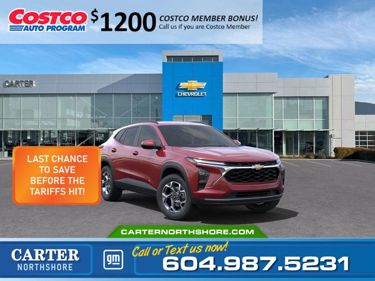 New 2025 Chevrolet Trax LT FWD | Costco Members get $1,200 Discount for sale in North Vancouver, BC