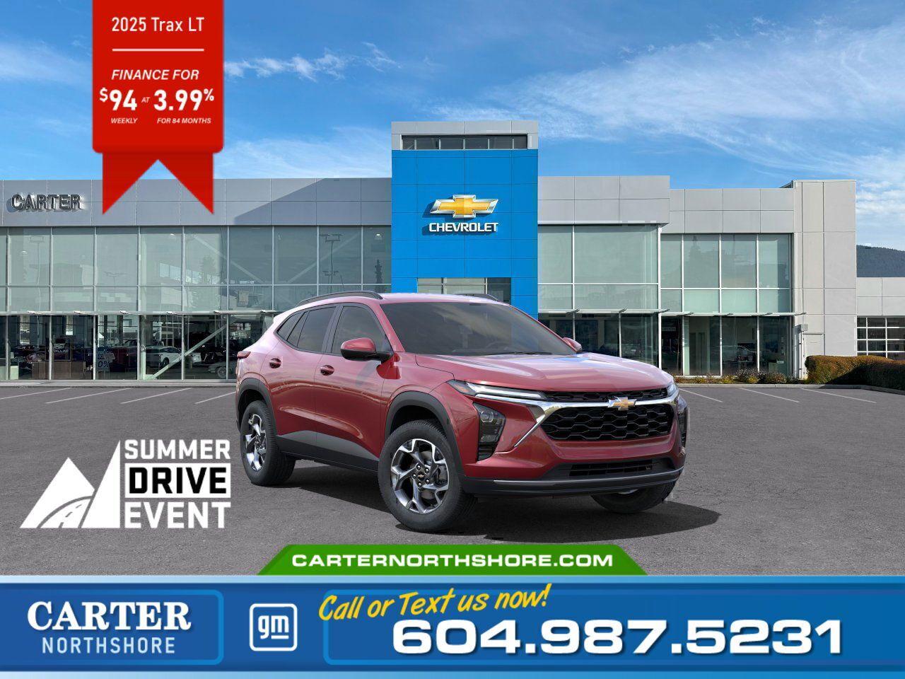 New 2025 Chevrolet Trax LT FWD | Driver Assist Pkg/Heated Seats/Adpt Cruis for sale in North Vancouver, BC