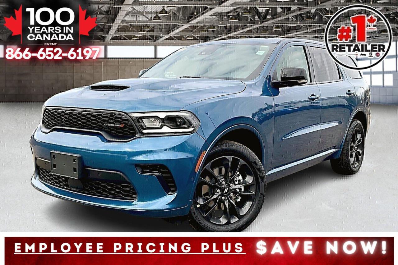 New 2025 Dodge Durango GT PLUS AWD Leather | Sunroof | Blacktop | 7-Seats for sale in Mississauga, ON