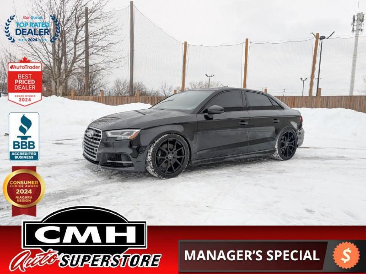 Used 2018 Audi S3 Sedan 2.0 Technik  **TUNED - SPECIAL PAINT** for sale in St. Catharines, ON