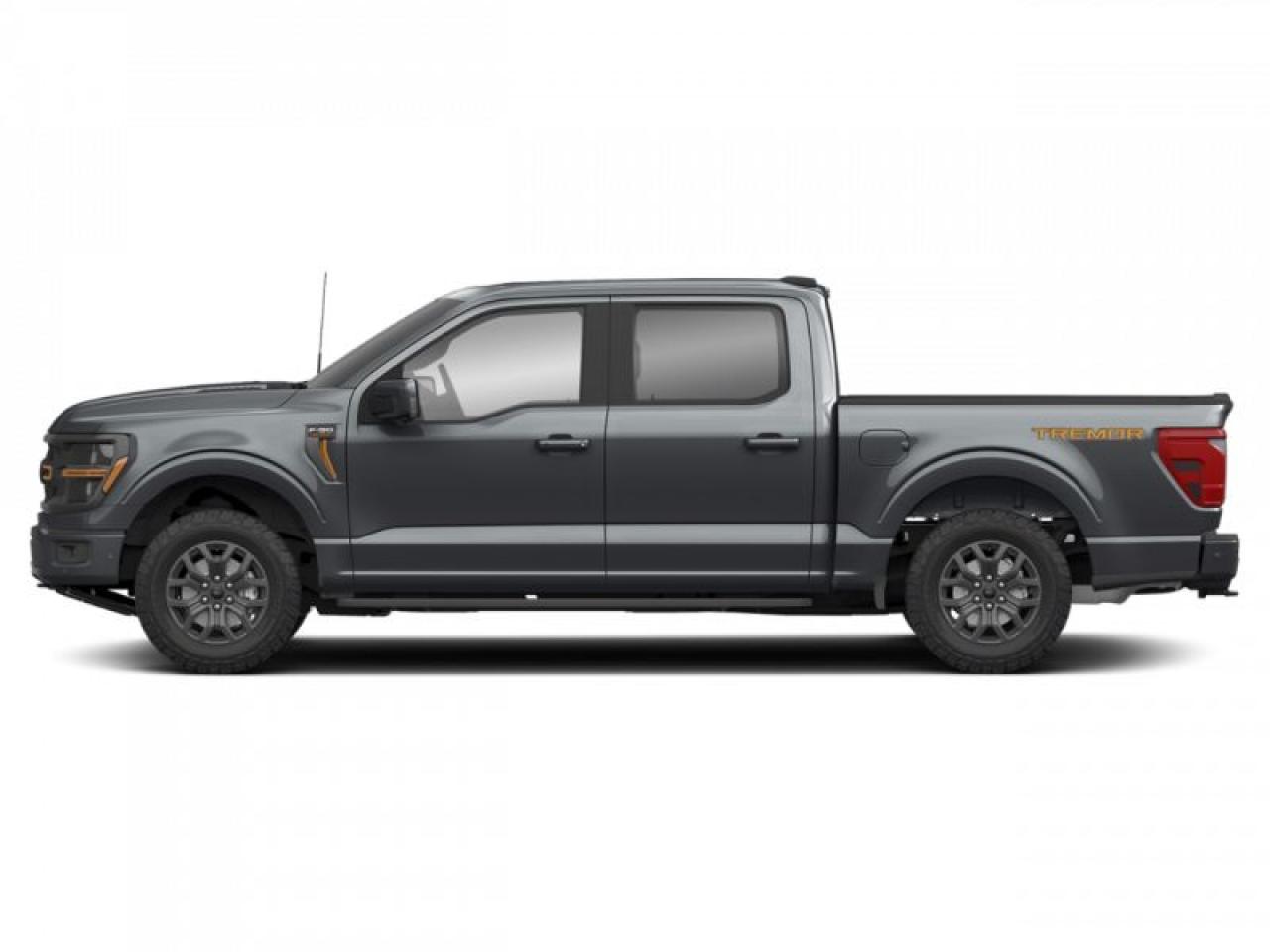 <b>Wireless Charging, 18 inch Aluminum Wheels, Tailgate Step!</b><br> <br> <br> <br>Check out our great inventory of new vehicles at Novlan Brothers!<br> <br>  The Ford F-Series is the best-selling vehicle in Canada for a reason. Its simply the most trusted pickup for getting the job done. <br> <br>Just as you mold, strengthen and adapt to fit your lifestyle, the truck you own should do the same. The Ford F-150 puts productivity, practicality and reliability at the forefront, with a host of convenience and tech features as well as rock-solid build quality, ensuring that all of your day-to-day activities are a breeze. Theres one for the working warrior, the long hauler and the fanatic. No matter who you are and what you do with your truck, F-150 doesnt miss.<br> <br> This carbonized grey metallic Crew Cab 4X4 pickup   has a 10 speed automatic transmission and is powered by a  400HP 3.5L V6 Cylinder Engine.<br> <br> Our F-150s trim level is Tremor. Upgrading to this Ford F-150 Tremor is a great choice as it comes loaded with exclusive aluminum wheels, a performance off-road suspension, a dual stainless steel exhaust with black tip, front fog lights, remote keyless entry and remote engine start, Ford Co-Pilot360 that features lane keep assist, pre-collision assist and automatic emergency braking. Enhanced features include body colored exterior accents, SYNC 4 with enhanced voice recognition, Apple CarPlay and Android Auto, FordPass Connect 4G LTE, steering wheel mounted cruise control, a powerful audio system, trailer hitch and sway control, cargo box lights, power door locks and a rear view camera to help when backing out of a tight spot. This vehicle has been upgraded with the following features: Wireless Charging, 18 Inch Aluminum Wheels, Tailgate Step. <br><br> View the original window sticker for this vehicle with this url <b><a href=http://www.windowsticker.forddirect.com/windowsticker.pdf?vin=1FTFW4L83SFA45032 target=_blank>http://www.windowsticker.forddirect.com/windowsticker.pdf?vin=1FTFW4L83SFA45032</a></b>.<br> <br>To apply right now for financing use this link : <a href=http://novlanbros.com/credit/ target=_blank>http://novlanbros.com/credit/</a><br><br> <br/>    0% financing for 60 months. 1.99% financing for 84 months. <br> Payments from <b>$1048.10</b> monthly with $0 down for 84 months @ 1.99% APR O.A.C. ( Plus applicable taxes -  Plus applicable fees   ).  Incentives expire 2025-03-31.  See dealer for details. <br> <br><br> Come by and check out our fleet of 20+ used cars and trucks and 40+ new cars and trucks for sale in Paradise Hill.  o~o