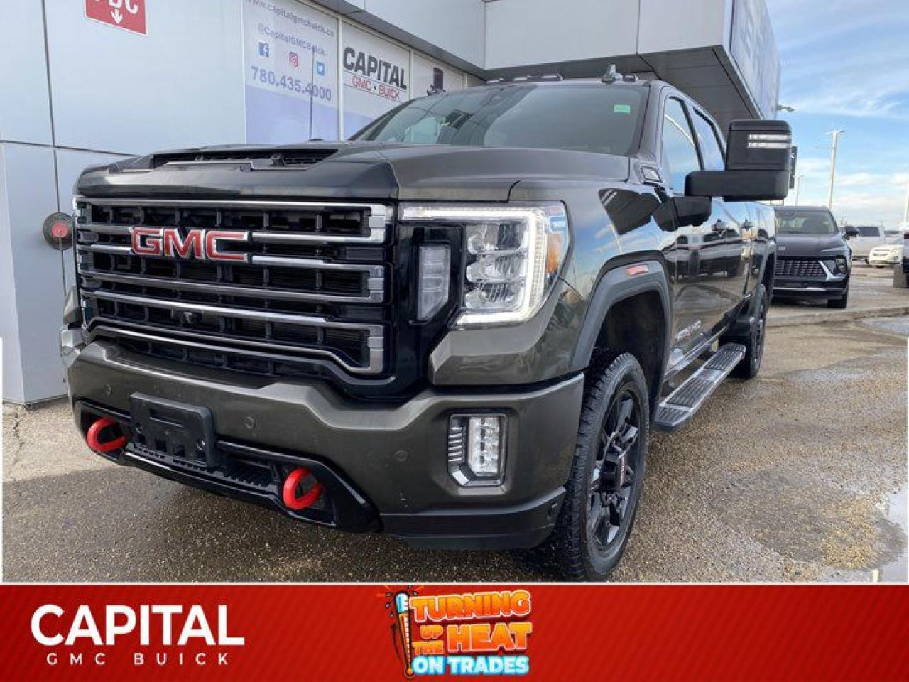 Used 2023 GMC Sierra 3500 HD Crew Cab AT4 * 5TH WHEEL PREP * HEAD UP DISPLAY * 6.6L GAS * for sale in Edmonton, AB