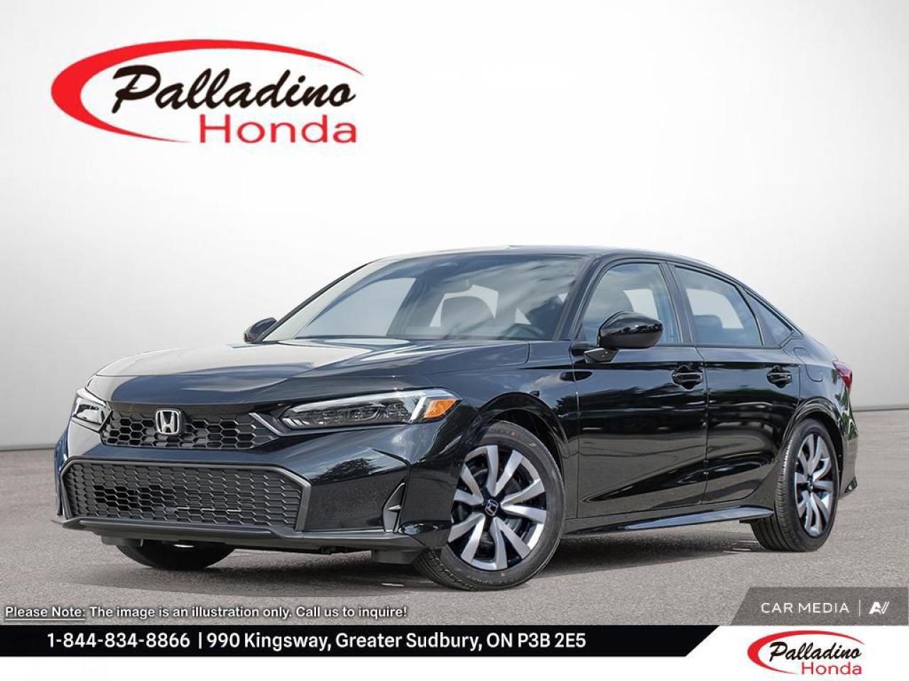 New 2025 Honda Civic SEDAN LX for sale in Greater Sudbury, ON