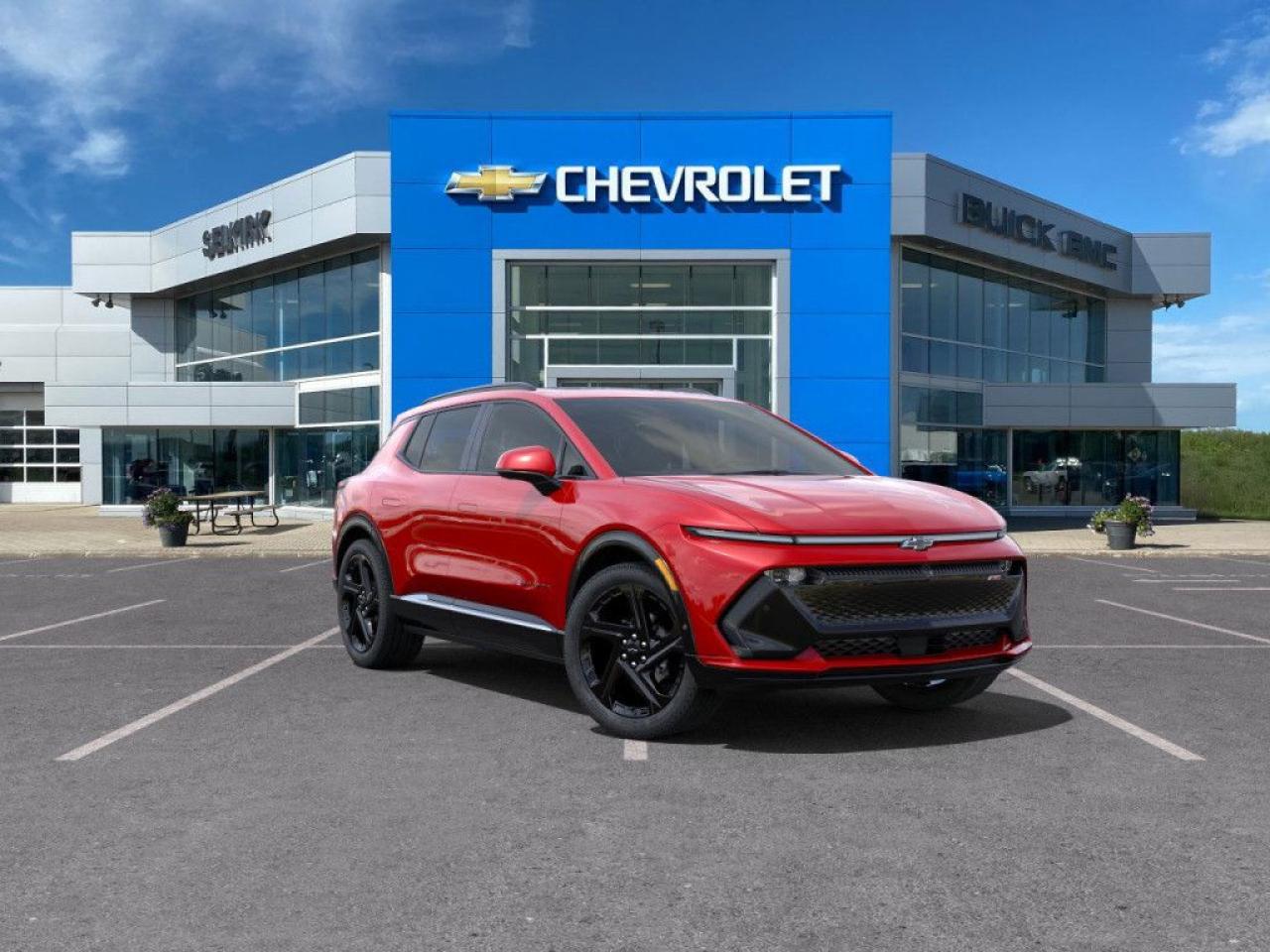 <b>Cooled Seats,  Adaptive Cruise Control,  Power Liftgate,  Blind Spot Detection,  Climate Control!</b><br> <br> <br> <br>  With its comfortable ride, roomy cabin and the technology to help you keep in touch, this 2025 Chevy Equinox EV is one of the best in its class. <br> <br>This extremely competent Chevy Equinox EV is a rewarding SUV that doubles down on versatility, practicality and all-round reliability. The dazzling exterior styling is sure to turn heads, while the well-equipped interior is put together with great quality, for a relaxing ride every time. This 2025 Equinox EV is sure to be loved by the whole family.<br> <br> This radiant red tintcoat_ SUV  has an automatic transmission.<br> <br> Our Equinox EVs trim level is RS. Standard features include adaptive cruise control, a power liftgate for rear cargo access, blind spot detection and dual-zone climate control, front ventilated and heated seats with lumbar support, remote engine start, remote start, and a 17.7inch infotainment touchscreen with Google Automotive services. Safety on the road is assured with automatic emergency braking, forward collision alert, lane keep assist with lane departure warning, front and rear park assist, and front pedestrian braking. This vehicle has been upgraded with the following features: Cooled Seats,  Adaptive Cruise Control,  Power Liftgate,  Blind Spot Detection,  Climate Control,  Android Auto,  Remote Start. <br><br> <br>To apply right now for financing use this link : <a href=https://www.selkirkchevrolet.com/pre-qualify-for-financing/ target=_blank>https://www.selkirkchevrolet.com/pre-qualify-for-financing/</a><br><br> <br/>    Incentives expire 2025-03-31.  See dealer for details. <br> <br>Selkirk Chevrolet Buick GMC Ltd carries an impressive selection of new and pre-owned cars, crossovers and SUVs. No matter what vehicle you might have in mind, weve got the perfect fit for you. If youre looking to lease your next vehicle or finance it, we have competitive specials for you. We also have an extensive collection of quality pre-owned and certified vehicles at affordable prices. Winnipeg GMC, Chevrolet and Buick shoppers can visit us in Selkirk for all their automotive needs today! We are located at 1010 MANITOBA AVE SELKIRK, MB R1A 3T7 or via phone at 204-482-1010.<br> Come by and check out our fleet of 40+ used cars and trucks and 250+ new cars and trucks for sale in Selkirk.  o~o