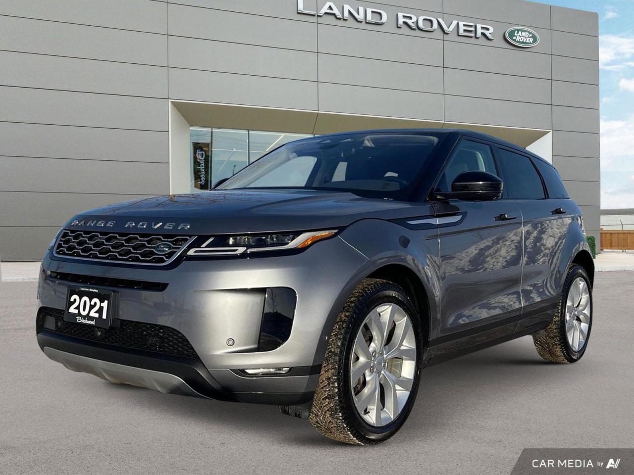 Eligible for 4.99% finance rates when purchased with the optional Certified Pre-Owned Program! Off lease, ready for the next owner!
Experience luxury and versatility with this 2021 Land Rover Range Rover Evoque P250 SE. With its sophisticated design and advanced features, this SUV is perfect for urban adventures and weekend getaways.

- All-Wheel Drive for enhanced performance and stability
- Heated seats and steering wheel for ultimate comfort
- Apple CarPlay and Android Auto compatibility
- Premium Meridian Sound System for an immersive audio experience
- 3D Surround Camera System for effortless parking and maneuvering
- Blind Spot Assist for added safety on the road
- Automatic high-beam headlamps for improved visibility

Discover the Range Rover Evoque difference today. Visit Land Rover Winnipeg to schedule a test drive and explore our flexible financing options. Our expert team is ready to answer any questions and help you find the perfect vehicle to suit your lifestyle. Dont miss this opportunity to own a piece of British engineering excellence.
Experience luxury at an accessible price with our selection of pre-owned vehicles at Jaguar Winnipeg.

Every car is meticulously inspected by our skilled technicians. Trust in our expertise for your next purchase.

No down payment or trade-in required to get this price. Have a vehicle to trade? Well offer you top dollar, regardless of make or model.

*Financing rates advertised are O.A.C. *Flexible financing available for a variety of makes and models. 

Schedule your visit or call for an exclusive experience:

Phone: 204-452-8030
Website: winnipegjaguar.com 

Dealer Permit #0112
Dealer permit #0112