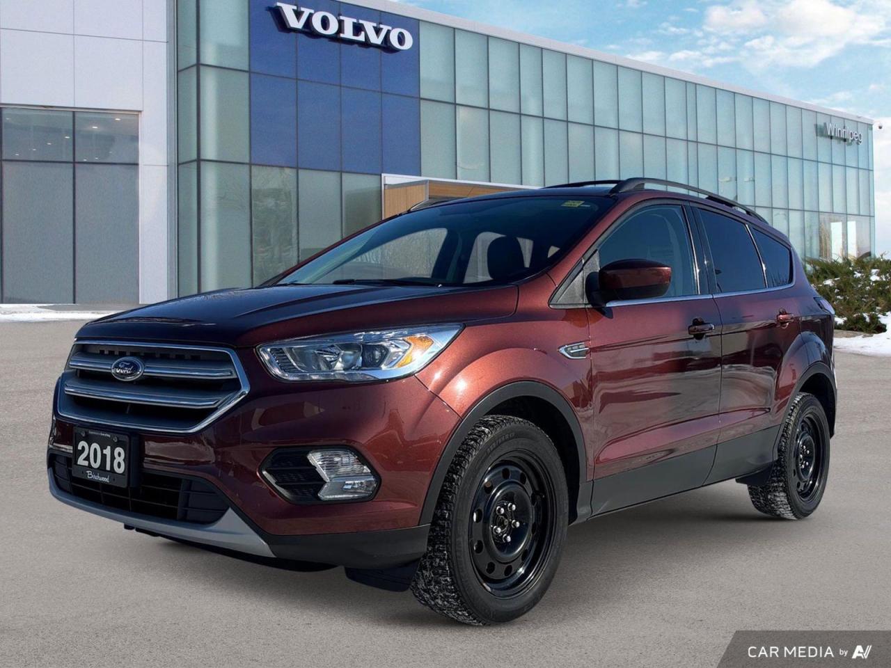 Really nice trade in here!
Accident Free!
Experience timeless style and versatility with this 2018 Ford Escape SEL. This accident-free SUV combines rugged capability with refined comfort, perfect for urban adventures and weekend getaways alike.

Key Features:
- All-Wheel Drive for confident handling in any weather
- Power Liftgate for easy cargo access
- Leather seats for a touch of luxury
- SYNC 3 infotainment system with Apple CarPlay and Android Auto
- Dual-zone automatic climate control
- Heated front seats for those chilly mornings
- Reverse camera system and rear parking sensors for effortless parking

Ready to elevate your driving experience? This well-maintained Ford Escape is waiting for you. Schedule a test drive today and discover why its the perfect blend of practicality and comfort. Our team is here to answer any questions and guide you through a seamless purchasing process. Dont miss this opportunity to own a reliable, feature-packed SUV!
Experience is Everything at Volvo Cars Winnipeg. We strive to give you a seamless experience, whether you are shopping for a vehicle, or allowing our professional parts and service teams to assist with caring for one. Providing you best-in-class experience is truly everything for us.

With extremely high reconditioning standards and a well-trained staff you can rest easy knowing we are here to answer any questions you may have!

Enjoy our exclusive benefits, including personalized pick-up/drop off services, low finance rates, extended warranties, and dedicated factory-trained Volvo technicians.

Configure and customize your purchase today at www.volvocarswinnipeg.com!

Ph: 204-452-0756
Dealer permit #5564