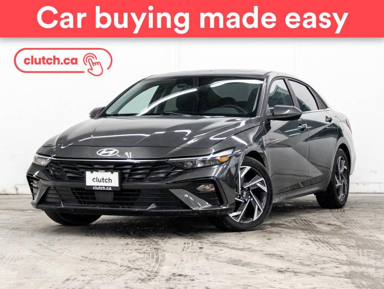 Used 2024 Hyundai Elantra Luxury w/ Apple CarPlay & Android Auto, Power Moonroof, Nav for sale in Toronto, ON