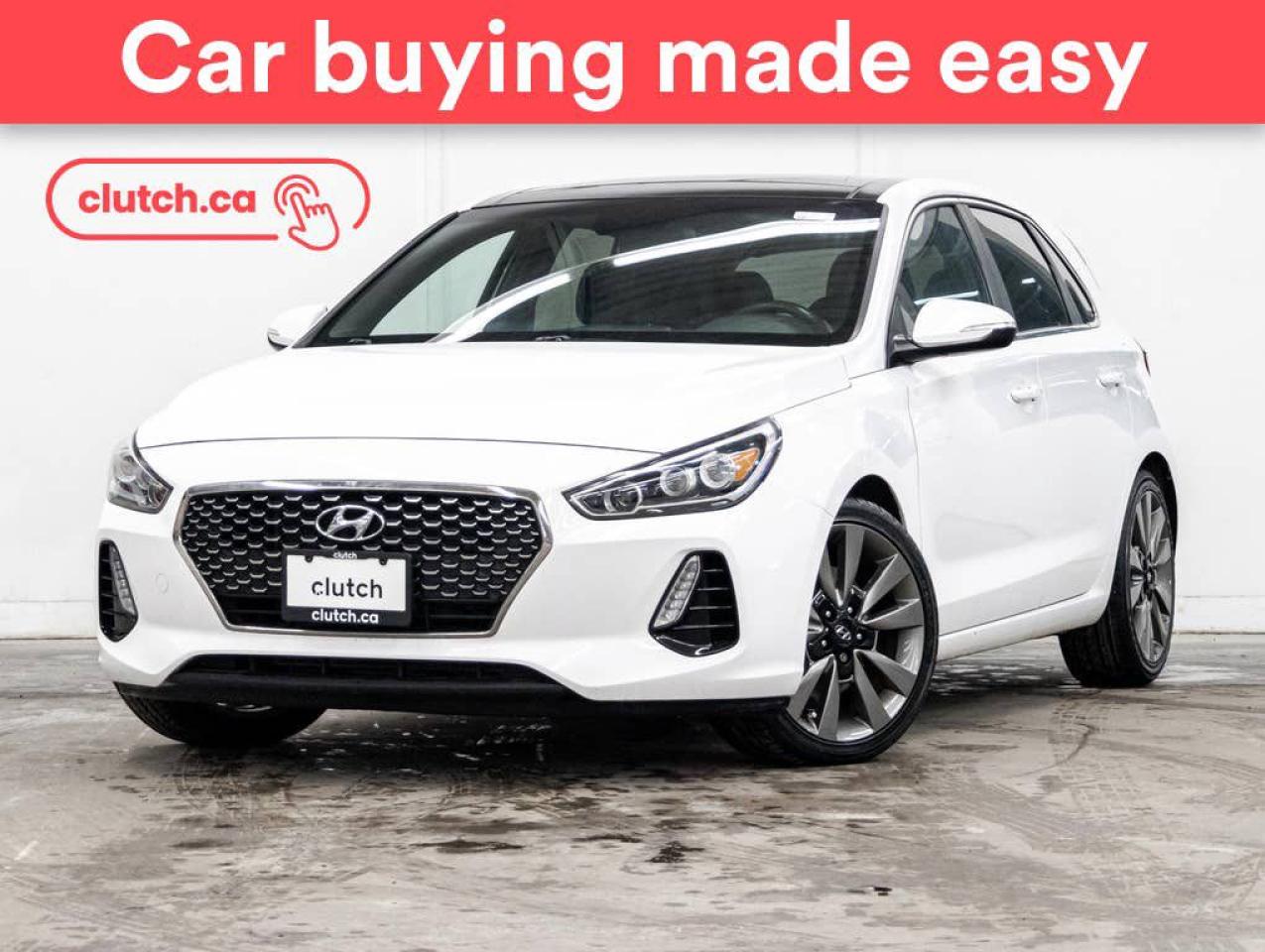 Used 2018 Hyundai Elantra GT Sport w/ Apple CarPlay & Android Auto, Panoramic Moonroof, Rearview Cam for sale in Toronto, ON