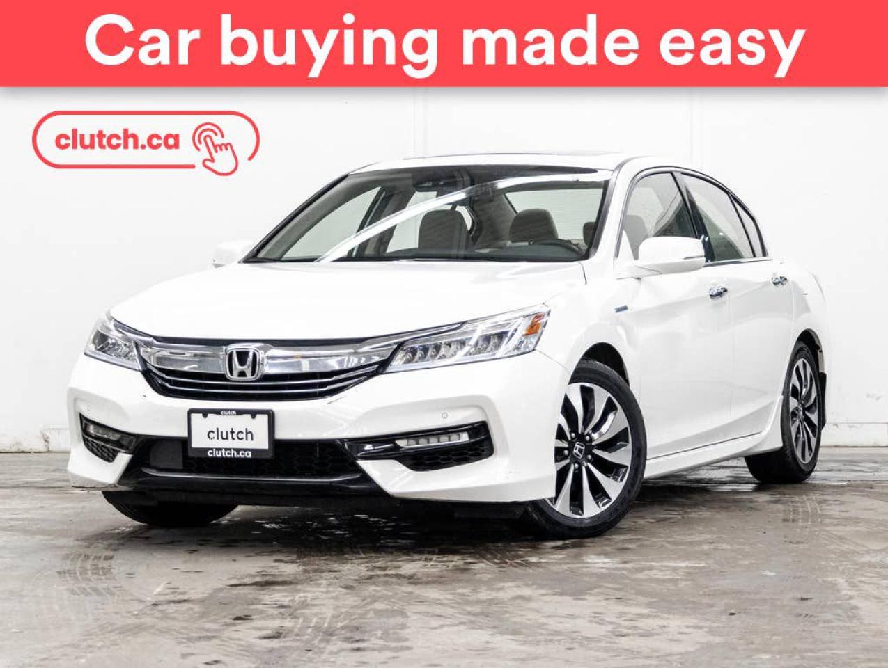 Used 2017 Honda Accord Hybrid Touring w/ Apple CarPlay & Android Auto, Power Moonroof, Nav for sale in Toronto, ON