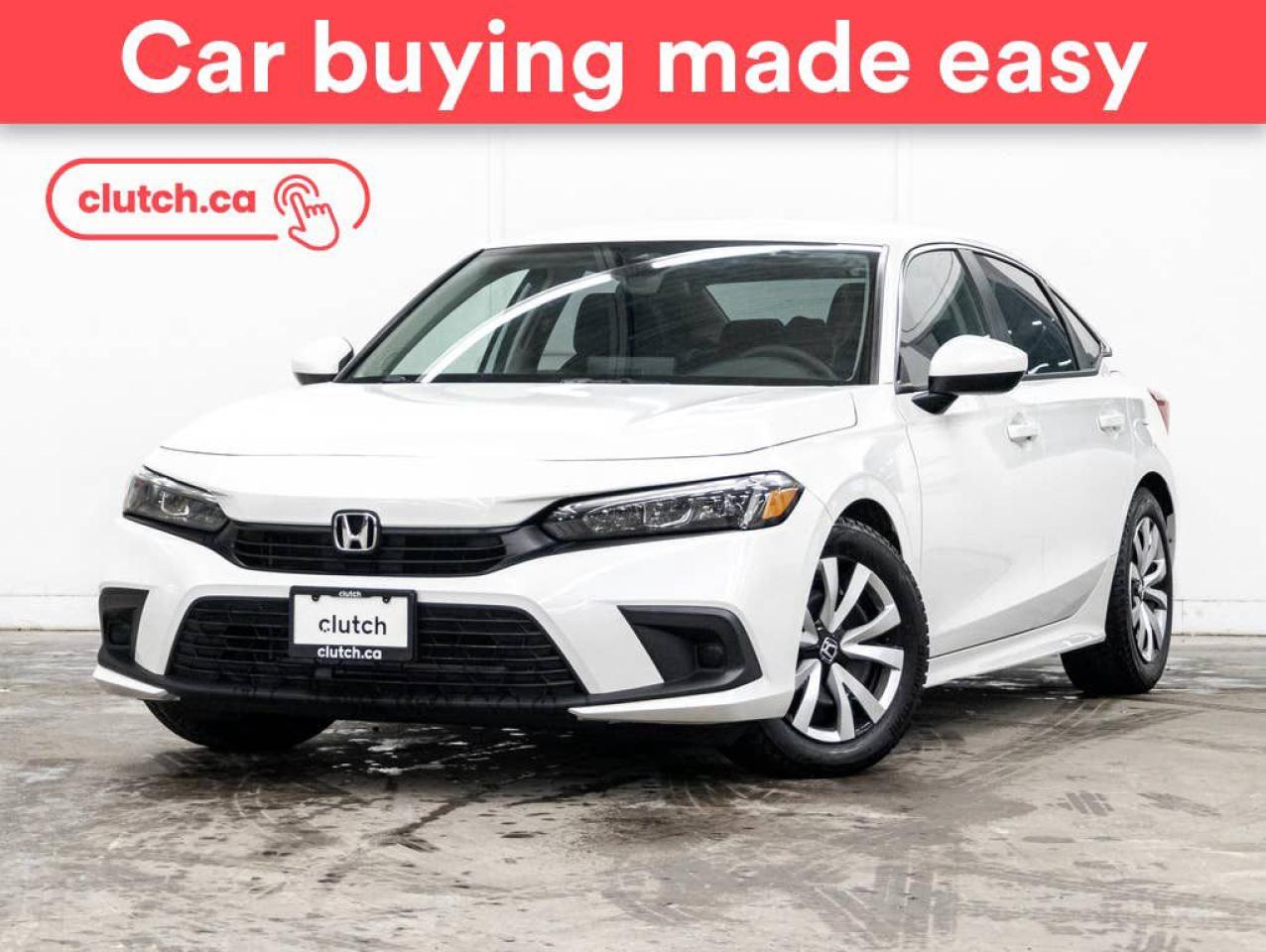 Used 2022 Honda Civic LX w/ Apple CarPlay & Android Auto, Rearview Cam, A/C for sale in Toronto, ON